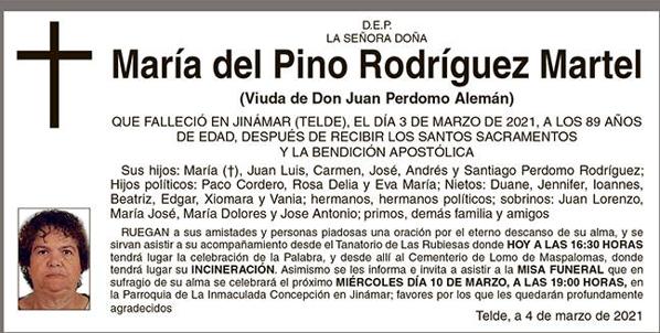 María del Pino Rodríguez Martel Canarias7